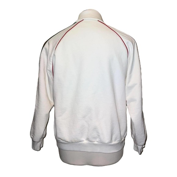 Gucci Jersey Zip-Up Sweatshirt Jacket With Green Red Web Stripe Large - Picture 4 of 16